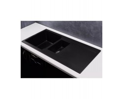 Кухонная мойка MODENA 1,5B2D BLACK METALLIC KUPPERSBERG-foto2