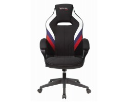Кресло игровое Zombie VIKING 3 AERO белый/синий/красный сиденье черный текстиль/эко.кожа крестовина пластик-foto2