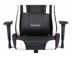 Кресло игровое Zombie VIKING TANK черный/красный/белый эко.кожа с подголов. крестовина металл-foto6