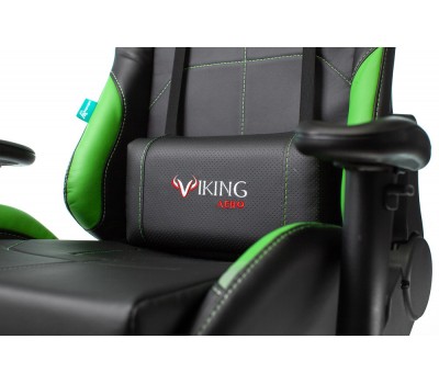 Кресло игровое Zombie VIKING 5 AERO черный/салатовый эко.кожа с подголов. крестовина пластик Кресло игровое Zombie VIKING 5 AERO черный/салатовый эко.кожа с подголов. крестовина пластик