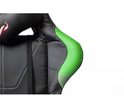 Кресло игровое Zombie VIKING 5 AERO черный/салатовый эко.кожа с подголов. крестовина пластик Кресло игровое Zombie VIKING 5 AERO черный/салатовый эко.кожа с подголов. крестовина пластик