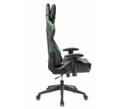 Кресло игровое Zombie VIKING 5 AERO черный/салатовый эко.кожа с подголов. крестовина пластик Кресло игровое Zombie VIKING 5 AERO черный/салатовый эко.кожа с подголов. крестовина пластик