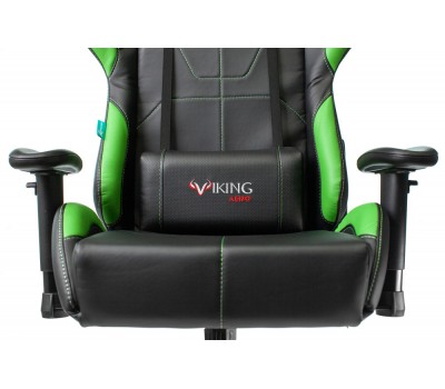 Кресло игровое Zombie VIKING 5 AERO черный/салатовый эко.кожа с подголов. крестовина пластик Кресло игровое Zombie VIKING 5 AERO черный/салатовый эко.кожа с подголов. крестовина пластик