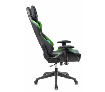 Кресло игровое Zombie VIKING 5 AERO черный/салатовый эко.кожа с подголов. крестовина пластик Кресло игровое Zombie VIKING 5 AERO черный/салатовый эко.кожа с подголов. крестовина пластик