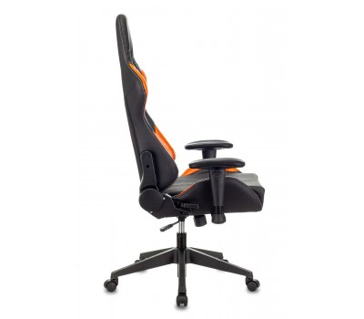 Кресло игровое Zombie VIKING 5 AERO черный/оранжевый эко.кожа с подголов. крестовина пластик