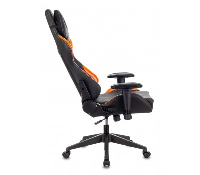 Кресло игровое Zombie VIKING 5 AERO черный/оранжевый эко.кожа с подголов. крестовина пластик