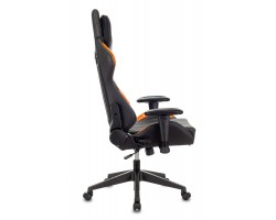 Кресло игровое Zombie VIKING 5 AERO черный/оранжевый эко.кожа с подголов. крестовина пластик-foto3