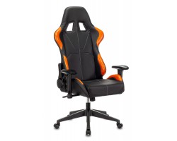 Кресло игровое Zombie VIKING 5 AERO черный/оранжевый эко.кожа с подголов. крестовина пластик-foto12