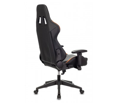 Кресло игровое Zombie VIKING 5 AERO черный/оранжевый эко.кожа с подголов. крестовина пластик