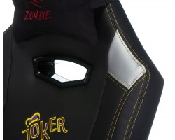 Кресло игровое Zombie HERO JOKER черный/фиолетовый эко.кожа с подголов. крестовина пластик-foto9