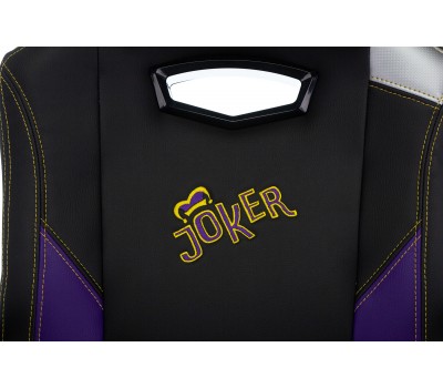 Кресло игровое Zombie HERO JOKER черный/фиолетовый эко.кожа с подголов. крестовина пластик Кресло игровое Zombie HERO JOKER черный/фиолетовый эко.кожа с подголов. крестовина пластик