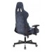 Кресло игровое Zombie VIKING KNIGHT Fabric синий Light-27 с подголов. крестовина металл