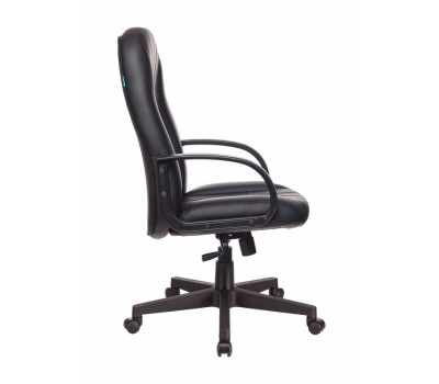 Кресло руководителя Бюрократ T-898AXSN черный Leather Black эко.кожа крестовина пластик