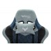 Кресло игровое Zombie VIKING 7 KNIGHT Fabric голубой текстиль/эко.кожа с подголов. крестовина металл