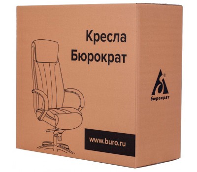 Кресло руководителя Бюрократ T-9927WALNUT горчичный кожа крестовина металл/дерево