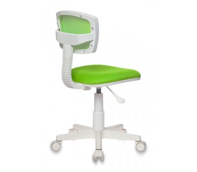 Кресло детское Бюрократ CH-W299 салатовый TW-03A TW-18 сетка/ткань крестовина пластик пластик белый Кресло детское Бюрократ CH-W299 салатовый TW-03A TW-18 сетка/ткань крестовина пластик пластик белый