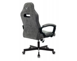 Кресло игровое Zombie VIKING 6 KNIGHT Fabric серый/черный с подголов. крестовина металл-foto4