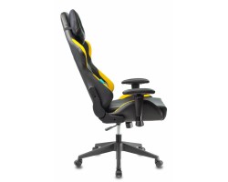 Кресло игровое Zombie VIKING 5 AERO черный/желтый эко.кожа с подголов. крестовина пластик-foto5