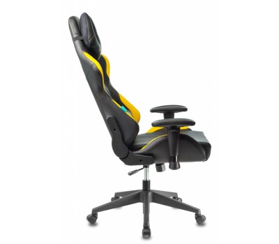 Кресло игровое Zombie VIKING 5 AERO черный/желтый эко.кожа с подголов. крестовина пластик Кресло игровое Zombie VIKING 5 AERO черный/желтый эко.кожа с подголов. крестовина пластик