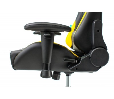 Кресло игровое Zombie VIKING 5 AERO черный/желтый эко.кожа с подголов. крестовина пластик Кресло игровое Zombie VIKING 5 AERO черный/желтый эко.кожа с подголов. крестовина пластик