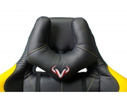 Кресло игровое Zombie VIKING 5 AERO черный/желтый эко.кожа с подголов. крестовина пластик-foto7