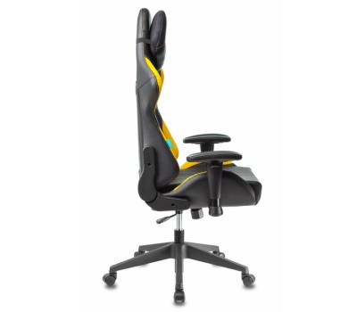 Кресло игровое Zombie VIKING 5 AERO черный/желтый эко.кожа с подголов. крестовина пластик Кресло игровое Zombie VIKING 5 AERO черный/желтый эко.кожа с подголов. крестовина пластик
