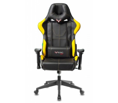 Кресло игровое Zombie VIKING 5 AERO черный/желтый эко.кожа с подголов. крестовина пластик Кресло игровое Zombie VIKING 5 AERO черный/желтый эко.кожа с подголов. крестовина пластик