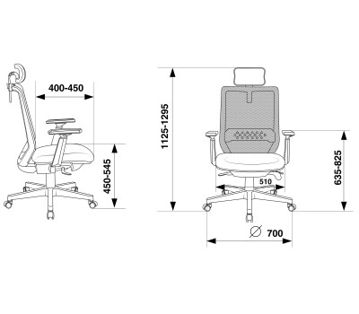 Кресло руководителя Бюрократ EXPERT черный TW-01 38-418 сетка/ткань с подголов. крестовина пластик Кресло руководителя Бюрократ EXPERT черный TW-01 38-418 сетка/ткань с подголов. крестовина пластик