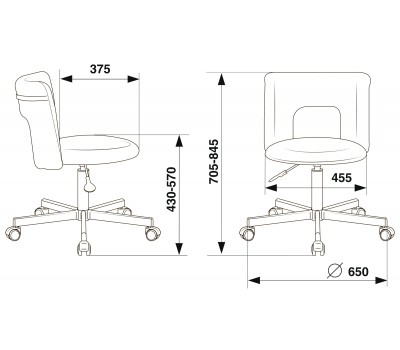 Кресло Бюрократ KF-1M светло-зеленый 26-32 крестовина металл черный Кресло Бюрократ KF-1M светло-зеленый 26-32 крестовина металл черный