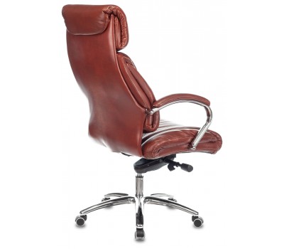 Кресло руководителя Бюрократ T-9904NSL светло-коричневый Leather Eichel кожа с подголов. крестовина металл хром Кресло руководителя Бюрократ T-9904NSL светло-коричневый Leather Eichel кожа с подголов. крестовина металл хром