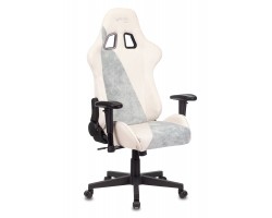 Кресло игровое Zombie VIKING X Fabric белый/серо-голубой с подголов. крестовина пластик-foto13