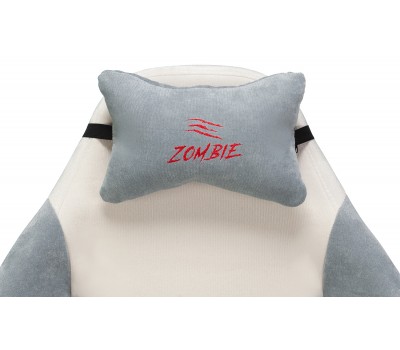 Кресло игровое Zombie EPIC PRO Fabric белый/серо-голубой с подголов. крестовина пластик пластик белый Кресло игровое Zombie EPIC PRO Fabric белый/серо-голубой с подголов. крестовина пластик пластик белый