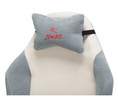 Кресло игровое Zombie EPIC PRO Fabric белый/серо-голубой с подголов. крестовина пластик пластик белый Кресло игровое Zombie EPIC PRO Fabric белый/серо-голубой с подголов. крестовина пластик пластик белый