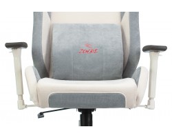 Кресло игровое Zombie EPIC PRO Fabric белый/серо-голубой с подголов. крестовина пластик пластик белый-foto6