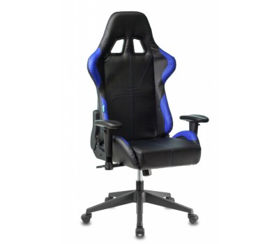 Кресло игровое Zombie VIKING 5 AERO черный/синий эко.кожа с подголов. крестовина пластик Кресло игровое Zombie VIKING 5 AERO черный/синий эко.кожа с подголов. крестовина пластик
