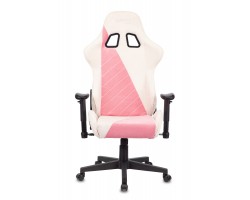 Кресло игровое Zombie VIKING X Fabric белый/розовый с подголов. крестовина пластик-foto12