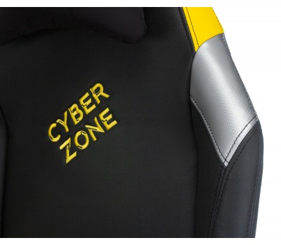 Кресло игровое Zombie HERO CYBERZONE PRO черный/желтый эко.кожа с подголов. крестовина пластик Кресло игровое Zombie HERO CYBERZONE PRO черный/желтый эко.кожа с подголов. крестовина пластик