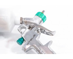 Краскораспылитель AG 810 HVLP, гравитационный, сопло 0.8 мм и 1 мм Stels-foto2