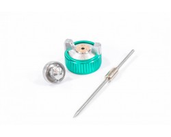 Краскораспылитель AG 810 HVLP, гравитационный, сопло 0.8 мм и 1 мм Stels-foto5