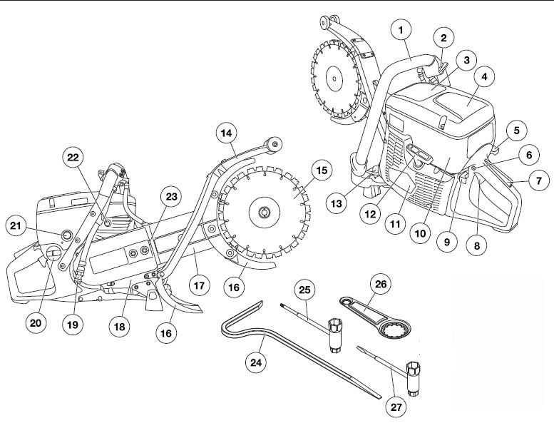 Бензиновый резчик Husqvarna K 760 Cut-n-Break